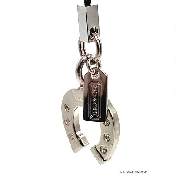 JUST IN! COACH Lucky Horshoe Fob Lanyard, Phone or Purse Charm Add to Keychain - Picture 2 of 8